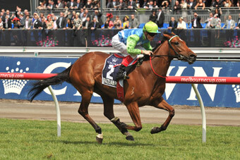 Brazilian Pulse wins the VRC oaks